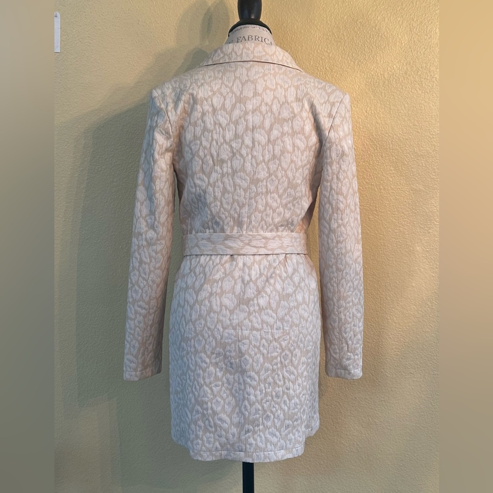 Lovers+Friends “Jay” Blazer Dress In Neutral Leopard Size Small New With Tag! - Picture 9 of 12